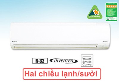 Điều hòa Daikin 2 chiều 12000BTU inverter gas R32 FTHF35XVMV